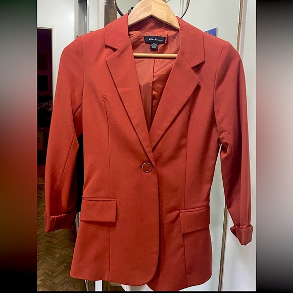 Women’s Dark Orange Blazer - Picture 1 of 3